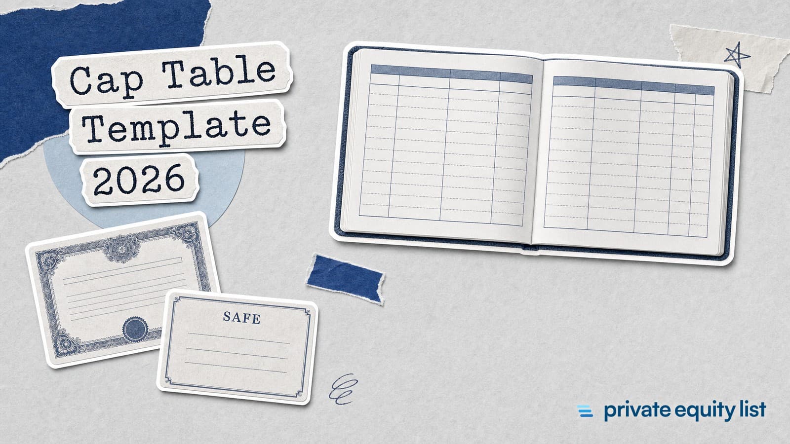 Cap Table Template 2026: Free Example for Excel and Google Sheets