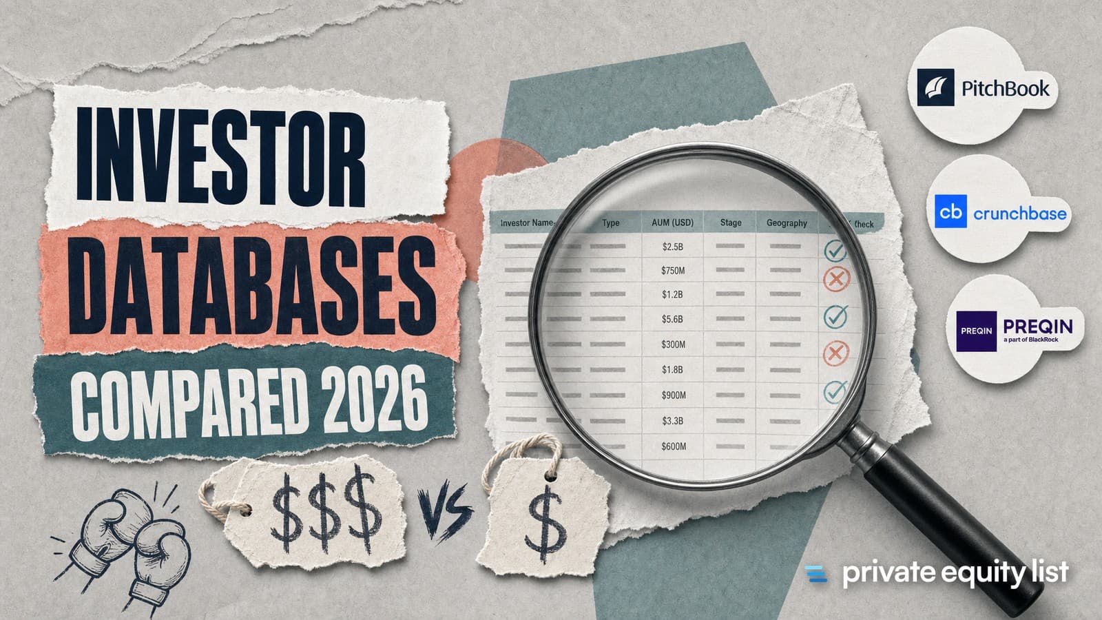 Investor Databases Compared (2026): 10 Platforms for Finding PE and VC Investors