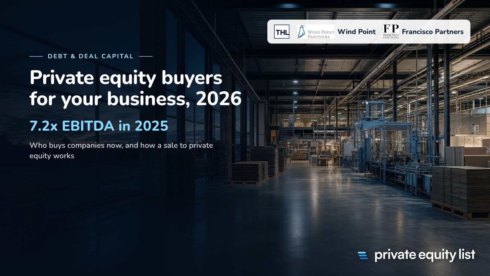 Private Equity Buyers: How to Find a Buyer for Your Business in 2026
